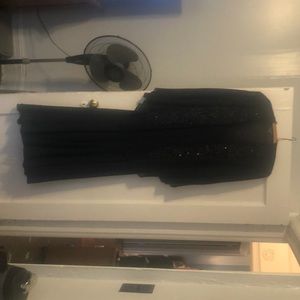 18 W Blue Sheer Gown